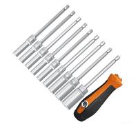 Clé à douille hexagonale de 4 à 14 mm avec tige de 1/4 pour réparations mécaniques et perceuses électriques en alliage d'acier traité thermiquement pour plus de résistance (5,5 mm)