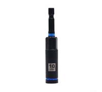 ouille hexagonale pour tourne-écrou 80 mm, adaptateur de foret, manchon d'extension de 6 à 14 mm, convient pour moto, voiture, machines et bricolage (10 mm)
