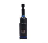 ouille hexagonale pour tournevis pneumatiques et électriques - Longueur 80 mm - Compatible avec plusieurs tailles utilisées dans les réparations automobiles et de machines (12 mm)