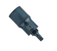 Clé à douille pour embout de tournevis Torx 1/2", adaptateur pour T30-T70 en alliage d'acier bleu, 55 mm (pour T30)