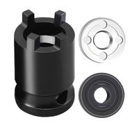 Clé à douille pour meuleuse d'angle avec quatre designs pour angles rapides - Démontage de plaque de meuleuse électrique - Accessoires d'outils électriques