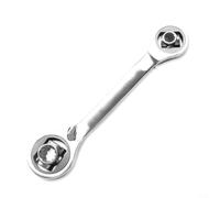 Clé à douille réglable 52 en 1 avec clé à cliquet avec tête rotative à 360 degrés pour une accessibilité aux espaces restreints (8-19 mm)