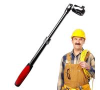 Clé à douille réglable, clé à cliquet extensible - Clé à cliquet à tête mobile bidirectionnelle,Clé mixte à tête mobile 1/2, 3/8, 1/4 pour la réparation automobile
