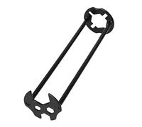 Clé à écrou de robinet - Basin Wrench | Alloy Heavy Duty Sink Removal Wrennch | pour cuisine et salle de bain, outil de plomberie pour robinetterie, réglable, argent, robuste pour l'entretien et la