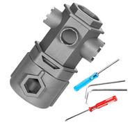 rou multifonction pour évier, clé à robinet pour dévisser les écrous sous l'évier | Clé pour lavabo de salle de bain, plomberie, installation de robinets de cuisine, réparation de robinets, fi