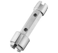 rou - Outil de robinet de 15,5 cm xtrémité robuste, clé haltère en d'aluminium | Outils d'évier de salle de bain antidérapants pour éviers de cuisine, baignoires, placards