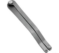 Clé à écrou réglable, lot de clés à meuleuse d'angle, design incurvé de style allemand, construction en acier à haute teneur en manganèse, pour une utilisation en atelier dans les espaces restreints