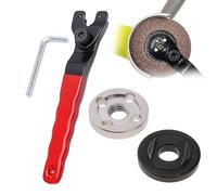 Clé à Ergot, Clé à Molette, Clé à Broche Réglable, Clé à Meuleuse, Cle Molette, Clé à Molette de Meuleuse D'angle, 10-30mm Clés à Molette Réglable, Clef a Molette avec Clé Allen et 2 Bride Filetée