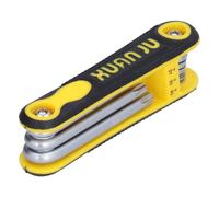Clé à étoile pliante,Clé à étoile pliante,Kit de clé à molette de poche,Clé à molette en acier chrome vanadium,Clé à molette 8 en 1,Outils de réparation de fixation