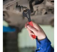 Clé à extrémité ouverte pour porte-mandrin ER8A/ER11A/ER16A/ER20A/ER25A, outil de clé en acier au carbone de 120 à 220 mm, compatible avec les accessoires de tour CNC (ER8A)