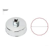 Clé à filtre à huile avec interface d'entraînement de 1,27 cm pour l'entretien du véhicule offrant un couple fort et une performance antidérapante (80-79 mm/15P)