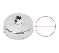 Clé à filtre à huile avec interface d'entraînement de 1,27 cm pour l'entretien du véhicule offrant un couple fort et une performance antidérapante (86 mm/18P)