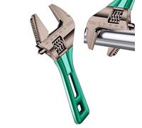 Clé à manche court - Clé de plomberie réglable à large ouverture, cé à tube compacte, outil manuel d'entretien à couple élevé, poignée robuste pour étui d'accessoires | pour la maison de garage de ré