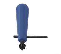 Clé à mandrin 4 mm 6 mm avec poignée pour moteur de meulage électrique et meuleuse suspendue, compatible avec les outils à arbre souple, jaune/bleu (6 mm)