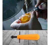 Clé à mandrin de perceuse 4 mm 6 mm pour moteur de meulage électrique et meuleuse - Outil de poignée compatible avec arbre souple, moulin suspendu, moulin de table (lot de 1) (4 mm)