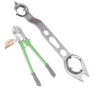 Clé à meuleuse d'angle - Clé de démontage à double extrémité à 4 griffes | Clé professionnelle, outil d'entretien haute dureté pour le démontage et la réparation