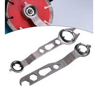 Clé à meuleuse d'angle de 15,2 cm - Outil de démontage à quatre griffes en acier antirouille pour travaux d'entretien et de réparation de machines de construction