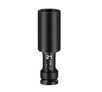 Clé à molette 1/2, tête hexagonale, adaptateur 8-24mm, convertisseur de ouille à Impact profond, outils de retrait de pneus(21MM)