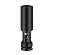 Clé à molette 1/2, tête hexagonale, adaptateur 8-24mm, convertisseur de ouille à Impact profond, outils de retrait de pneus(16MM)