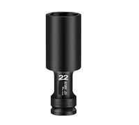 Clé à molette 1/2, tête hexagonale, adaptateur 8-24mm, convertisseur de ouille à Impact profond, outils de retrait de pneus(22MM)