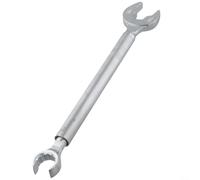 Clé à molette 2 en 1 avec extrémités ouvertes 15/16" et 9/16" pour butées d'angle, butées droites et raccords à compression, alliage d'aluminium, 265 mm