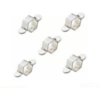 Clé à molette amovible pour installation de robinet de tuyau tressé de 10,2 cm avec interface de prise et construction ABS (5 pièces)