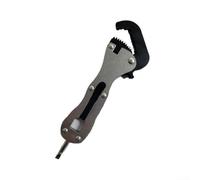 Clé à molette compacte réglable avec fonction d'auto-réglage et douille pour boulon rapide pour serrage de petits espaces de 5/16 à 3/4"
