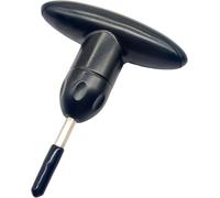 Clé à molette de golf ynamométrique pour driver de golf club de golf, remplace la clé à pointe pour chaussures de golf, adaptateur de tige de driver de club, noir