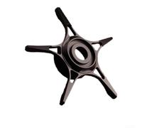 Clé à molette de pêche en alliage d'aluminium 65 mm pour Daiwa pour STEEZ TATULA ALPHAS ZILLION pour Morethan RYOGA (65 mm, noir vif)