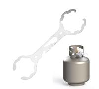 Clé à molette en acier inoxydable | Clés de retrait de pompe cylindrique, ouvre-bouteille multifonctionnel, ouvre-bouteille manuel, clé d'arrêt pour liquéfié