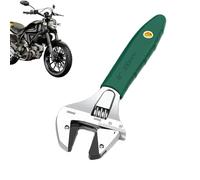 Clé à molette en métal - Petite clé portable, grande clé multifonction | Outils de clé à main à mâchoire faciles et confortables, clé à tube à grande ouverture marquée à l'échelle en acier