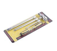Clé à molette ergonomique en T avec cliquet - Base hexagonale pour une fixation facile des réparations de machines de voiture - Pour un usage domestique professionnel