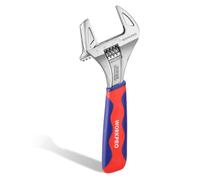 Cle a Molette et Pince Multiprise 2 en 1 WORKPRO avec Grande Ouverture 42 mm et Poignee Bi-Matiere, Longeur 200mm