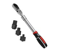 Clé à molette multifonction avec tête à 180° et étui de rangement en acier