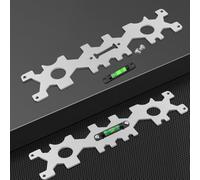 Clé à molette multifonction réglable pour installation de plomberie - Clé de robinet en métal légère compatible avec les raccords de douche, d'évier et de robinet (2 pièces)