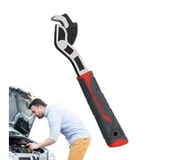 Clé à molette - Outil multi-usages réglable - Mini tige courte - Clé - Installation de lavabo de cuisine - Réparation des espaces étroits - Poignée confortable