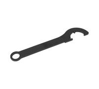 Clé à molette, Outil portable ergonomique en acier 45 à crochet pour | Construction en acier 45 Compacte robuste e compteur d'eau à crochet en C Écrou rond Fixation professionnelle Démontage