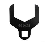 Clé à molette pour pompe à eau et courroie de distribution, 41 mm/46 mm, entraînement carré de 1/2", alliage d'acier traité thermiquement, design antidérapant à extrémité ouverte, compacte pour