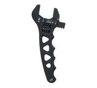 Clé à molette pour raccord de tuyau, fabriquée en aluminium, compatible avec les tailles 3AN16AN et dispose d'une fonction de prise en main sûre (noir)