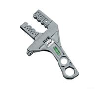 Clé à molette réglable avec large ouverture de 6 à 68 mm, clé de plomberie composite en nylon renforcé de fibres, outil d'écrou de tuyau d'engrenage à vis sans fin pour bricolage plomberie, mécanique