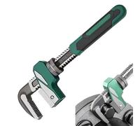 Clé à molette réglable | Clé de réparation automatique à grande ouverture de type F réglable | Outil de plomberie en métal pour réparations à domicile et installation de tuyaux