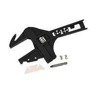 Clé à molette réglable de 22,9 cm avec ouverture large - Finition oxyde noir - Clé de plomberie pour clé métrique