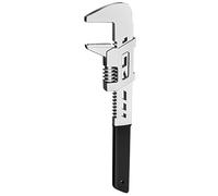 Clé à molette réglable de grande capacité avec poignée confortable adaptée pour les espaces restreints dans l'entretien automobile de la maison Pince à pipe coudée