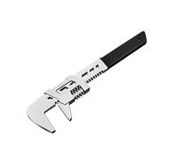 Clé à molette réglable de grande capacité avec poignée confortable adaptée pour les espaces restreints dans l'entretien automobile de la maison Pince à pipe coudée