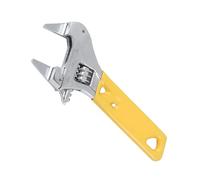 Clé à molette réglable de qualité supérieure en acier traité avec puissance accrue pour installations de chauffage pour espace limité Clé réglable pour espace restreint