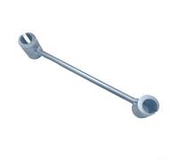 Clé à molette réglable pour charnière de porte de 14-19 mm/23-25 mm, outil de réglage de couture à double tête en acier (8-19 mm)