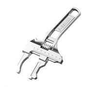 Clé à molette universelle de 6 à 68 mm, tige courte de 20,3 cm, grandes ouvertures, clé ultra fine, clé multifonctionnelle pour évier, salle de bain, robinets de toilettes e réparation