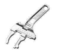 Clé à outils multifonction e salle de bain e salle de bain réglable e plombier, outil à main pour réparation de tuyaux d'eau et accessoires de maison