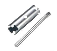 Clé à panier pour retirer les tuyaux de vidange avec design double face et trou décalé