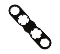 Clé à pédale de vélo professionnelle en alliage pour série de pédales KEO avec taille compacte et alignement précis des trous (noir)